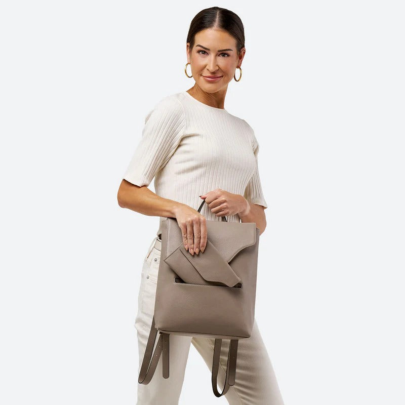Large Backpack with Front Pocket - The Janette