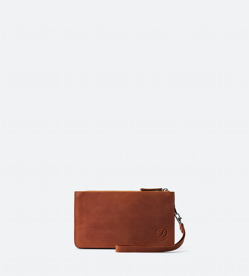 Crazy Horse Leather Metro Clutch