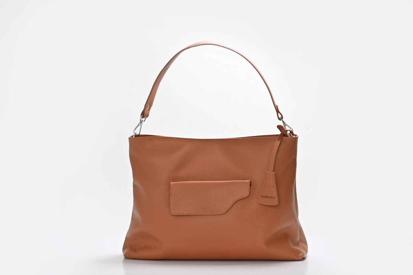 Leather Slouch Tote - The Nicole