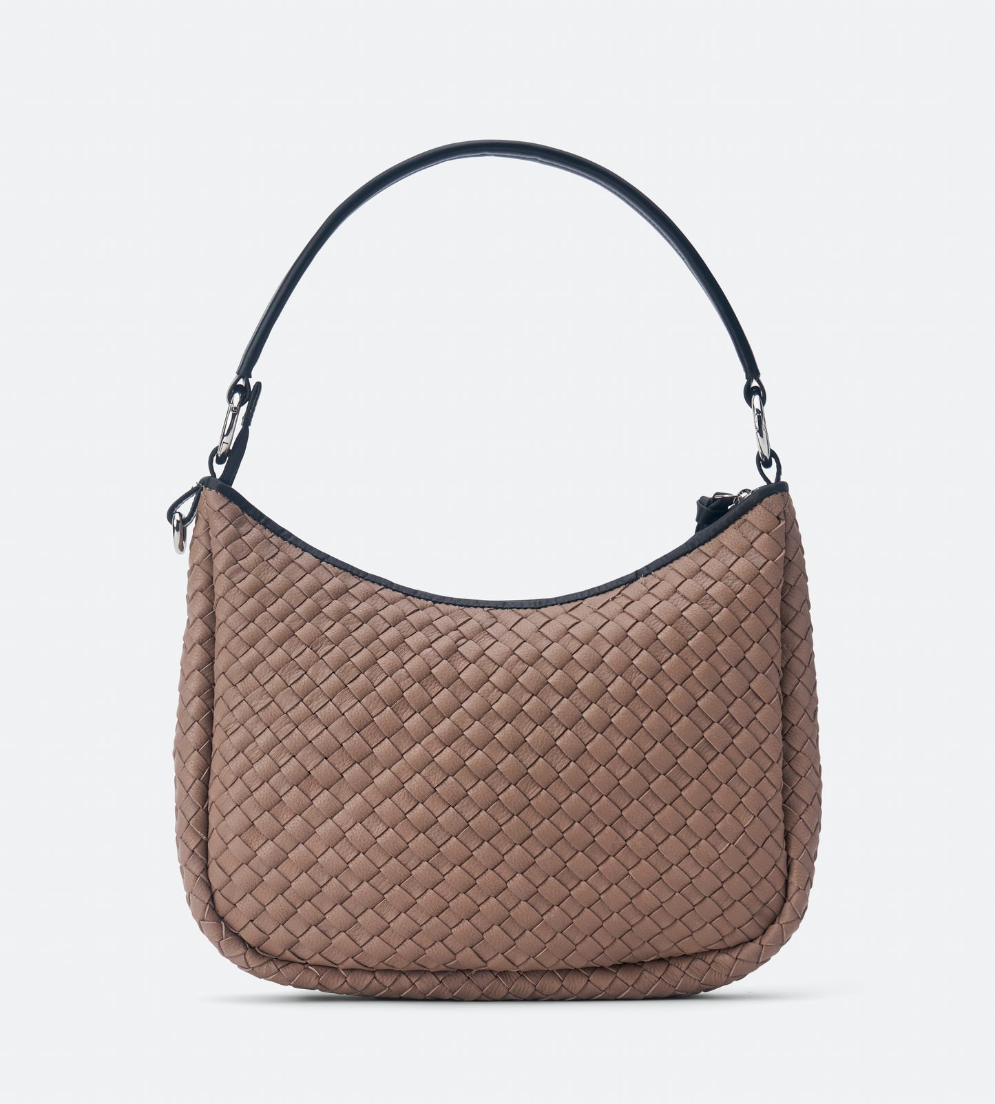 Suede Leather Hand Woven Hobo Purse - The Gloria