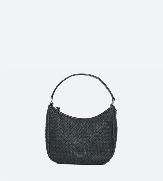 Suede Leather Hand Woven Hobo Purse - The Gloria