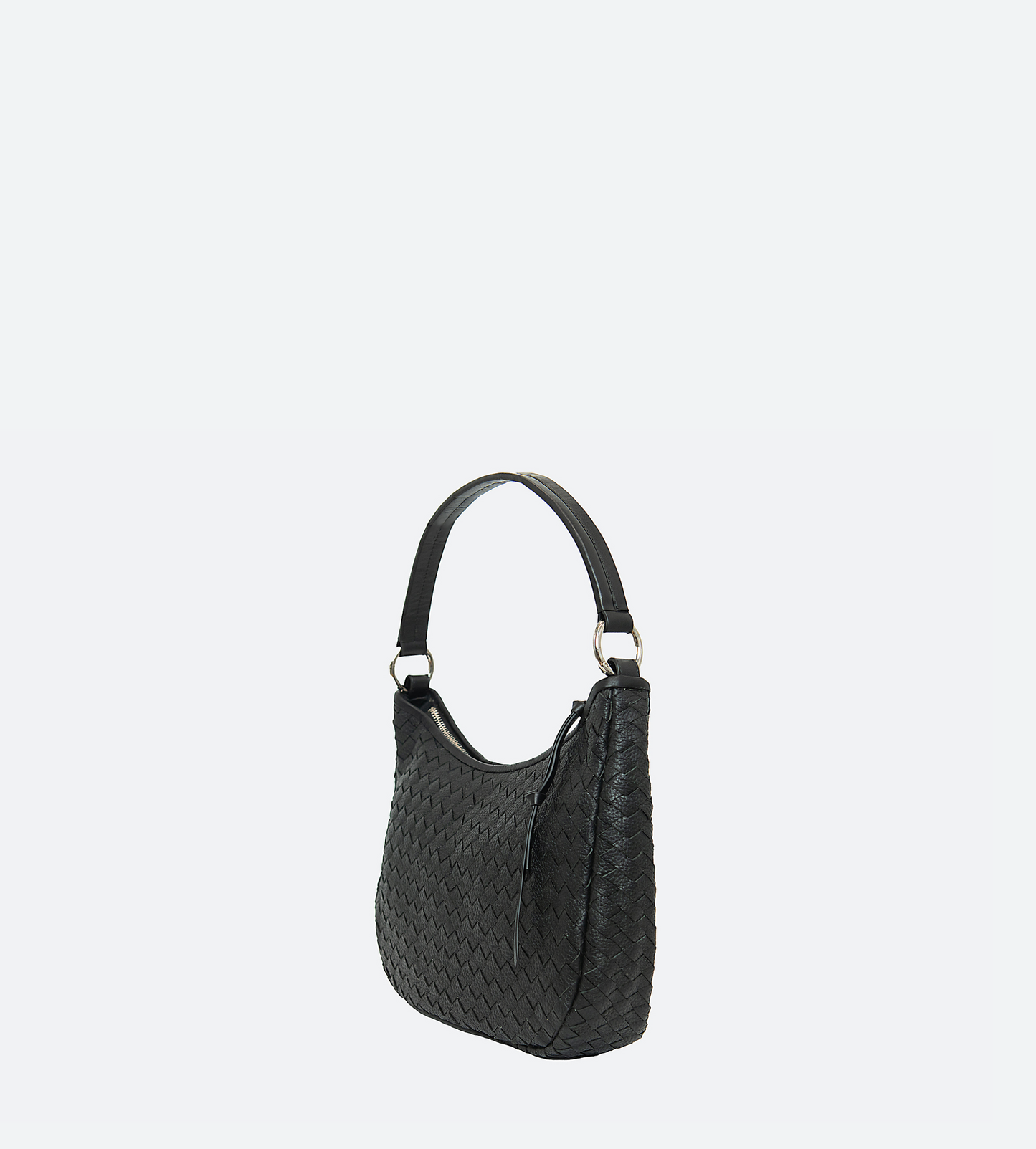 Suede Leather Hand Woven Hobo Purse - The Gloria
