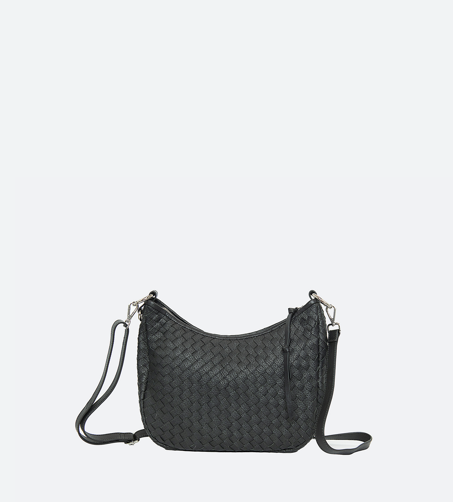 Suede Leather Hand Woven Hobo Purse - The Gloria