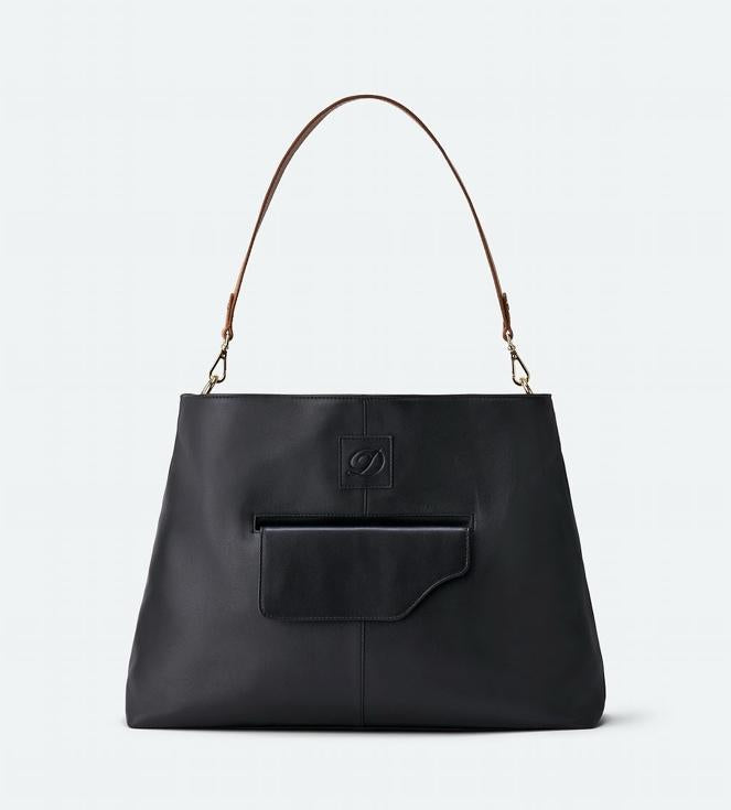Leather Slouch Tote - The Nicole