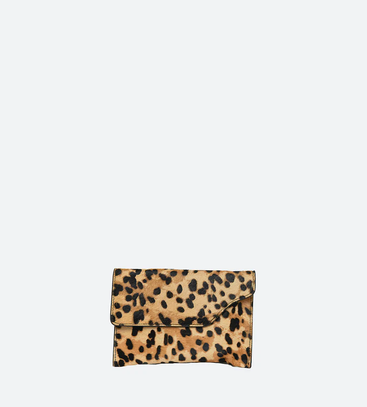 Fun and Flirty Faux Animal Crossbody Clutch - The Stella