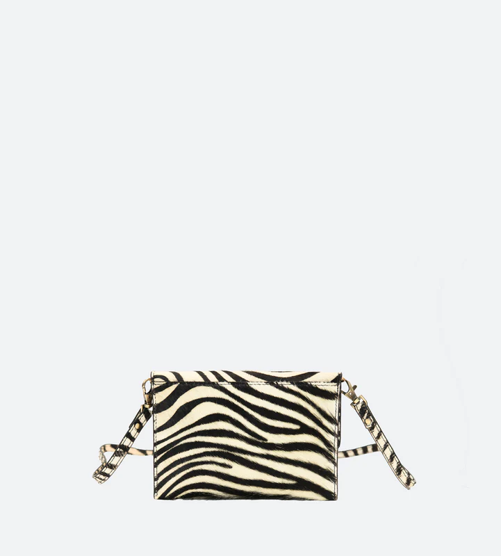 Fun and Flirty Faux Animal Crossbody Clutch - The Stella