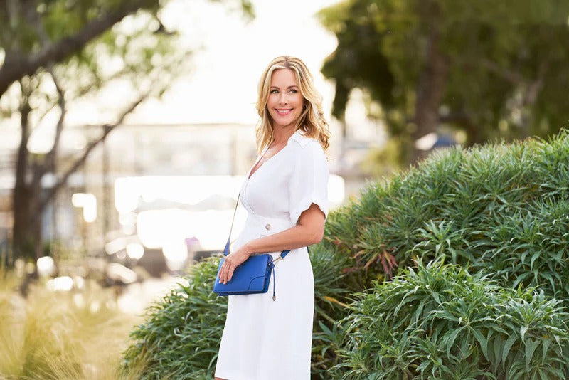 Pebbled Metro Clutch - The Lynne