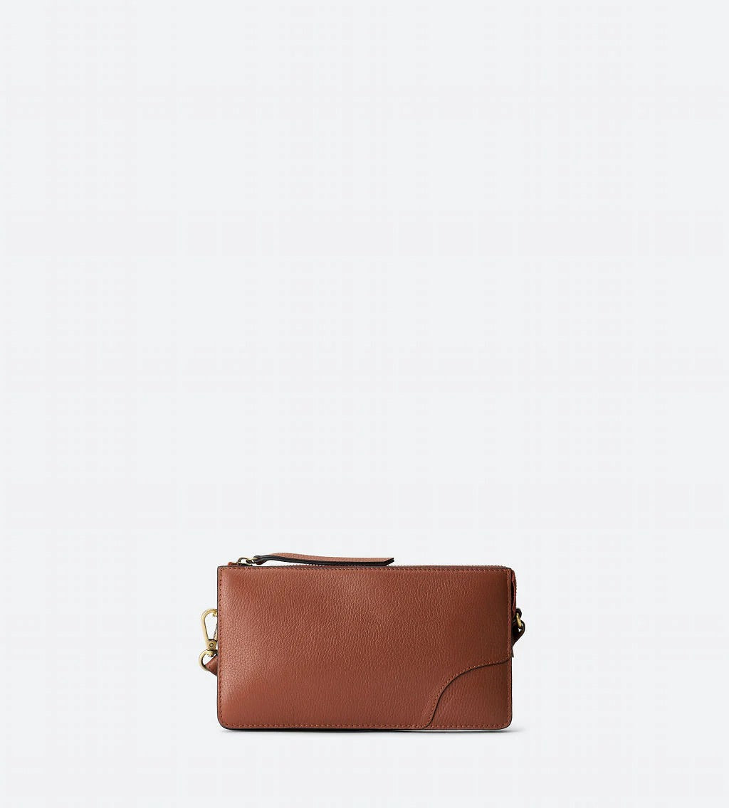 Pebbled Metro Clutch - The Lynne