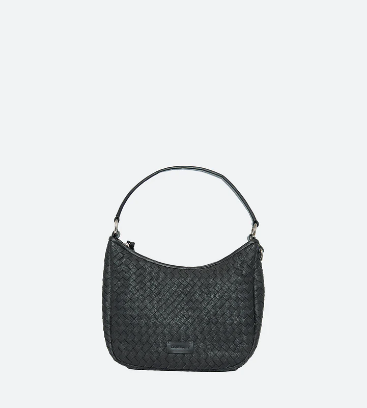 Suede Leather Hand Woven Hobo Purse - The Gloria